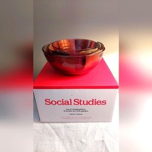 Social Studies 3 Nesting Bowls
